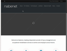 Tablet Screenshot of nabenet.com.au